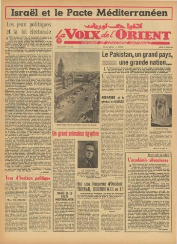 La Voix de l’Orient Vol.04 N°173 (27 mars 1952)